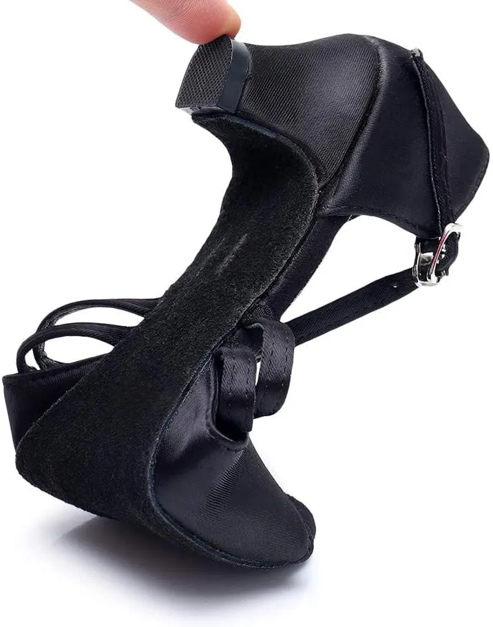 Women Fashion Dancing Prom Ballroom Latin Dance Shoes Sandals Sandals for Women Dressy Size 11