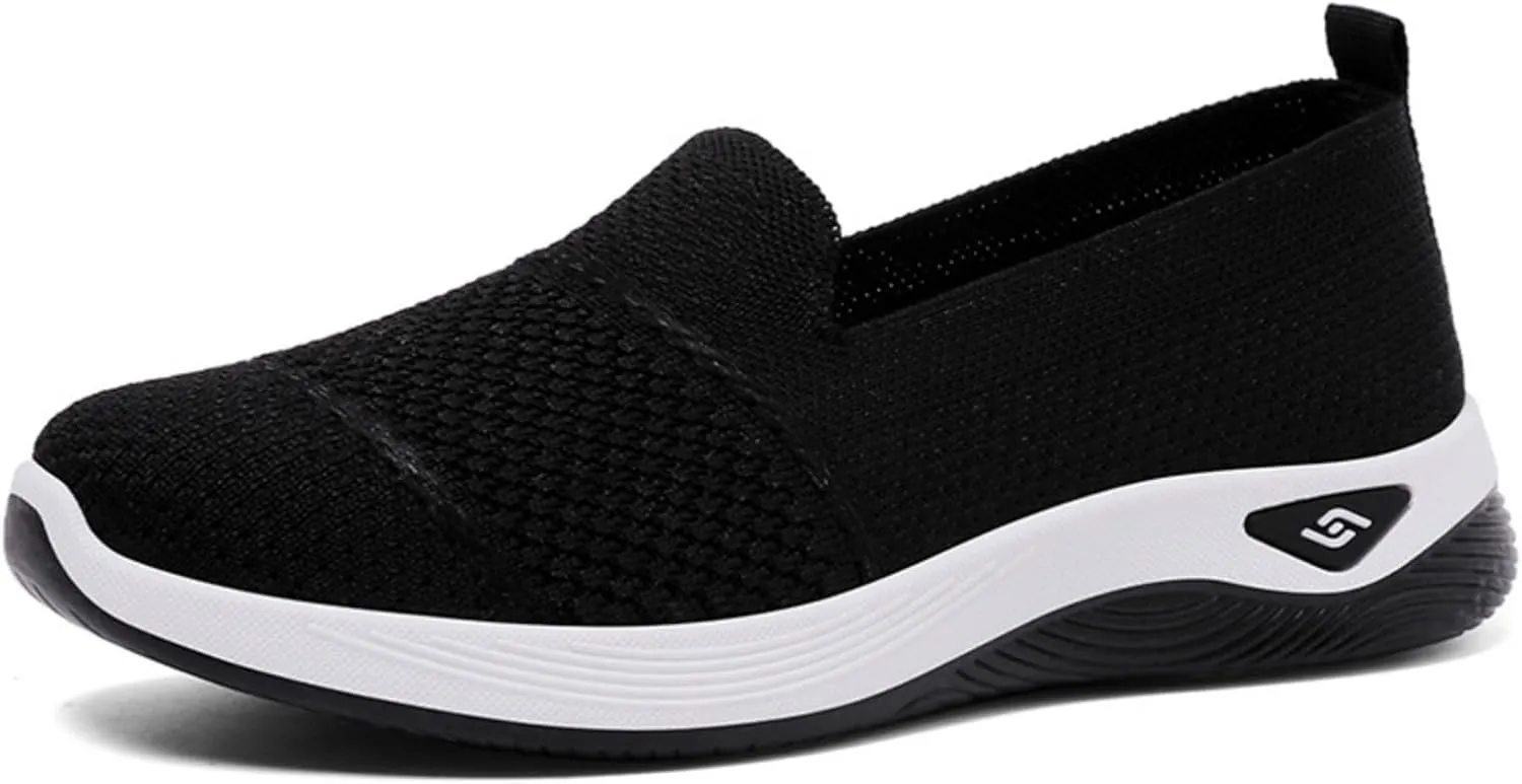 Womens Hollow Out Walking Shoes Non-Slip Adjustable Breathable Walking Shoe Comfortable Casual Athletic Sneakers Barefoot Casual Nurse Shoes Buffer Fitness Nursing Orthopedic Sneaker