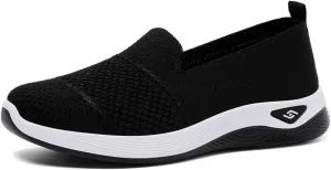 Womens Hollow Out Walking Shoes Non-Slip Adjustable Breathable Walking Shoe Comfortable Casual Athletic Sneakers Barefoot Casual Nurse Shoes Buffer Fitness Nursing Orthopedic Sneaker