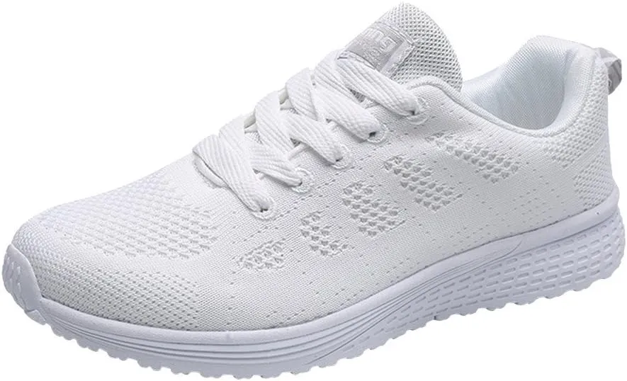 Women's Lace Up Road Running Shoes Wide Athletic Tennis Tennis Shoes Men Sport Casual Slip On Shoes Waterproof Sneakers Platform Tennis Shoe Cross Trainer Shoe