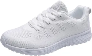 Women's Lace Up Road Running Shoes Wide Athletic Tennis Tennis Shoes Men Sport Casual Slip On Shoes Waterproof Sneakers Platform Tennis Shoe Cross Trainer Shoe