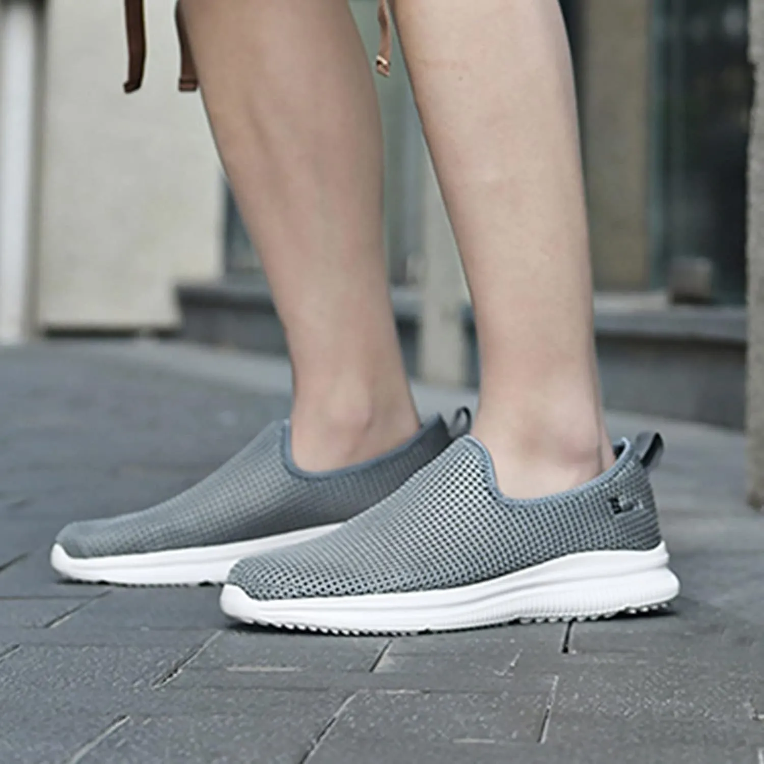 Womens Slip On Walking Shoes Lightweight Breathable Non Slip Non Slip Work Shoes Women Casual Women's Casual Shoes Waterproof Sneakers Tennis Shoe Cross Trainer Shoe