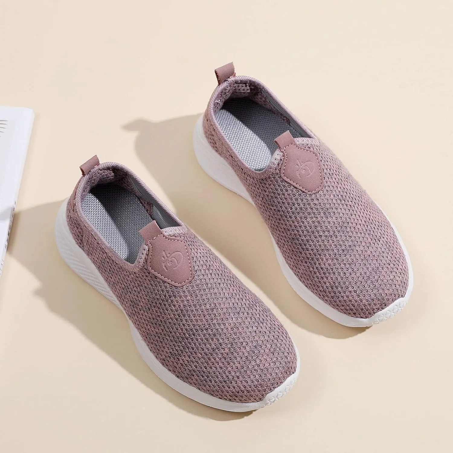 Womens Slip On Walking Shoes Lightweight Breathable Non Slip Non Slip Work Shoes Women Casual Women's Casual Shoes Waterproof Sneakers Tennis Shoe Cross Trainer Shoe