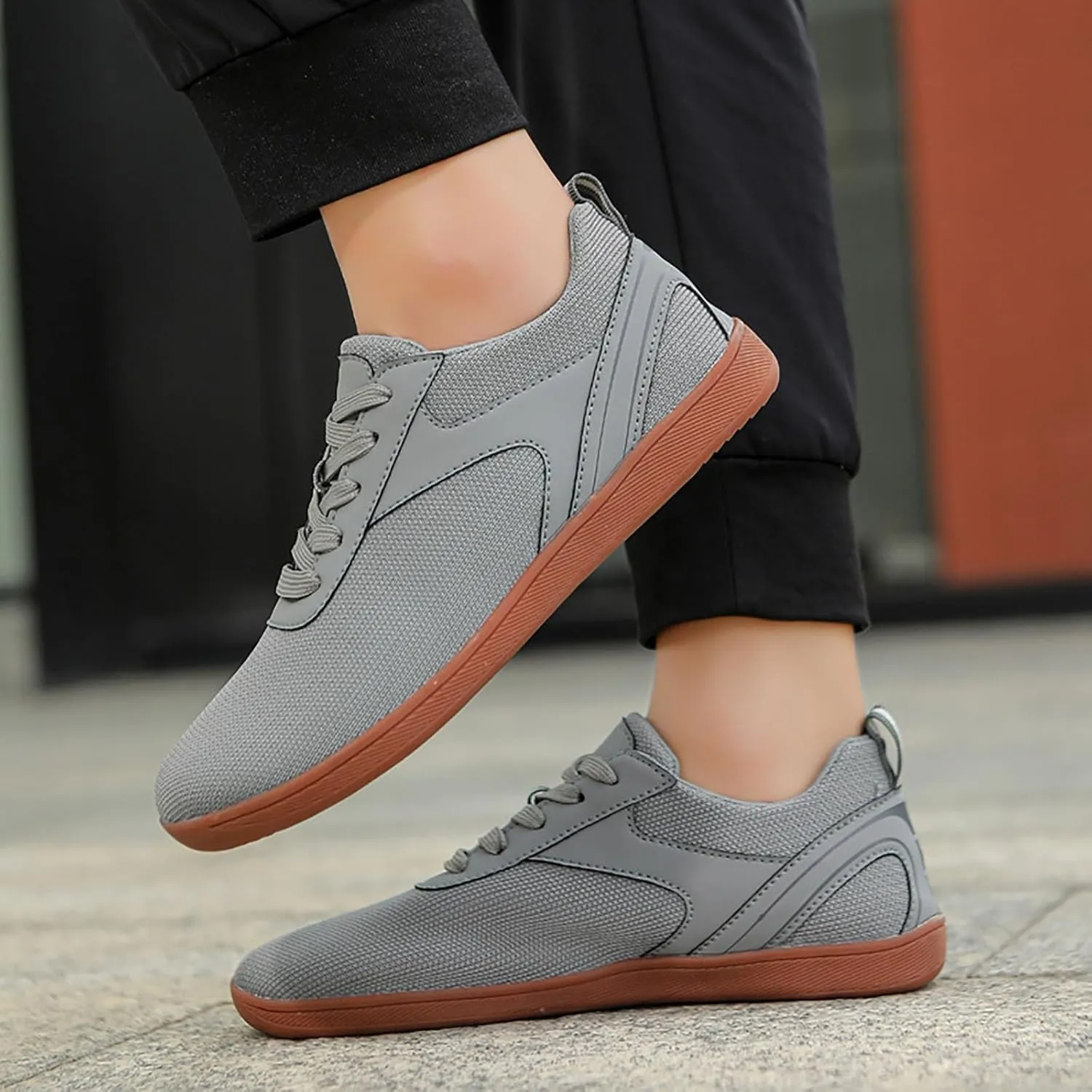 Womens Tennis Shoes Cute Woman Shoes Casual High Top Sneakers Men's KnitFlex Breeze Mesh Sneakers Oxfords Lace Black Tennis Shoe Cross Trainer Shoe