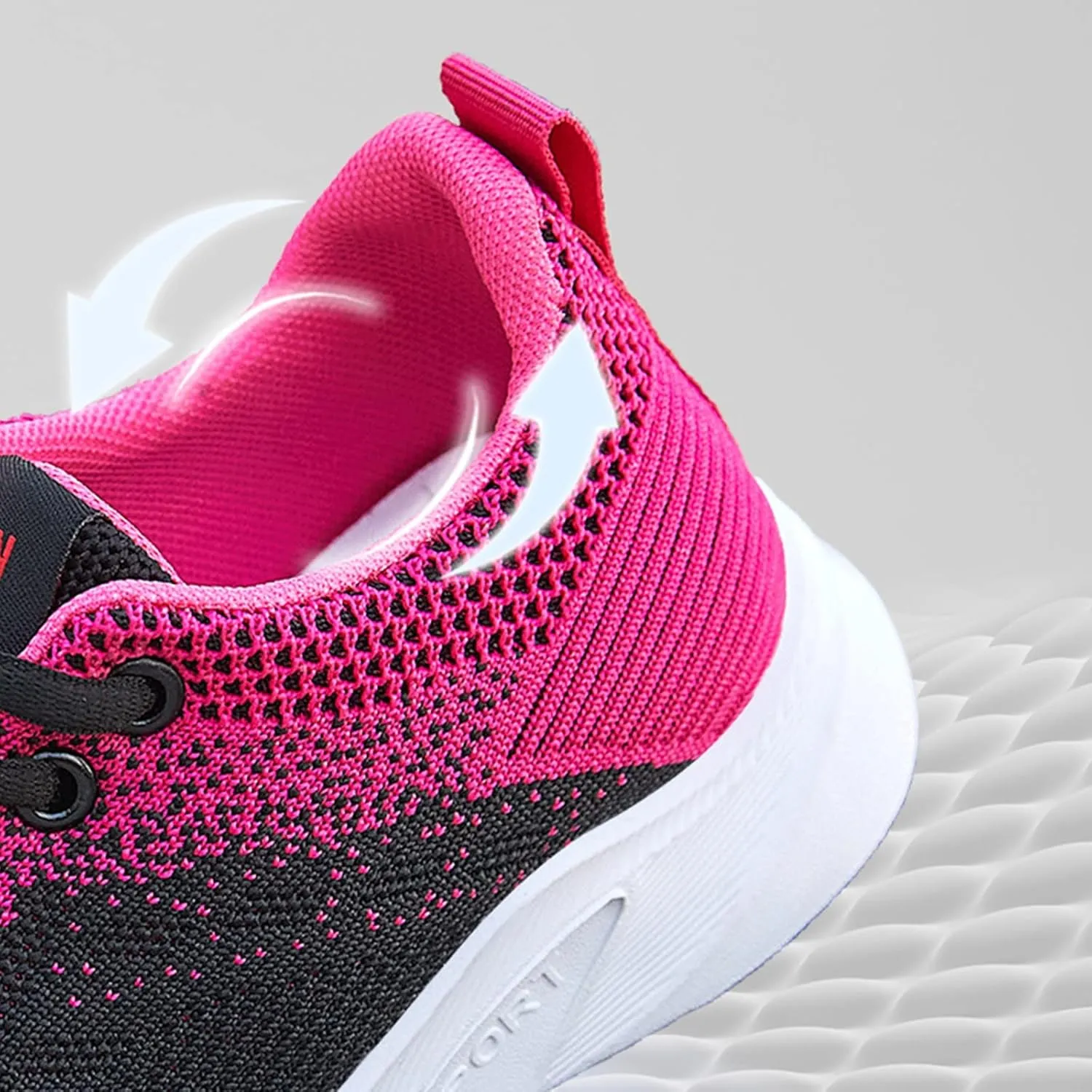 Womens Walking Shoes Lace Up Lightweight Memory Foam Cheer Mens Running Shoes Sports Shoes Casual Slip On Sneakers Platform Tennis Shoe Trainers Shoe