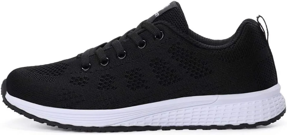 Womens Walking Shoes Lace Up Lightweight Memory Foam Cheer Running Shoes for Women Slip On Casual Dress Shoes Dress Sneakers Brown Tennis Shoe Cross Trainer Shoe
