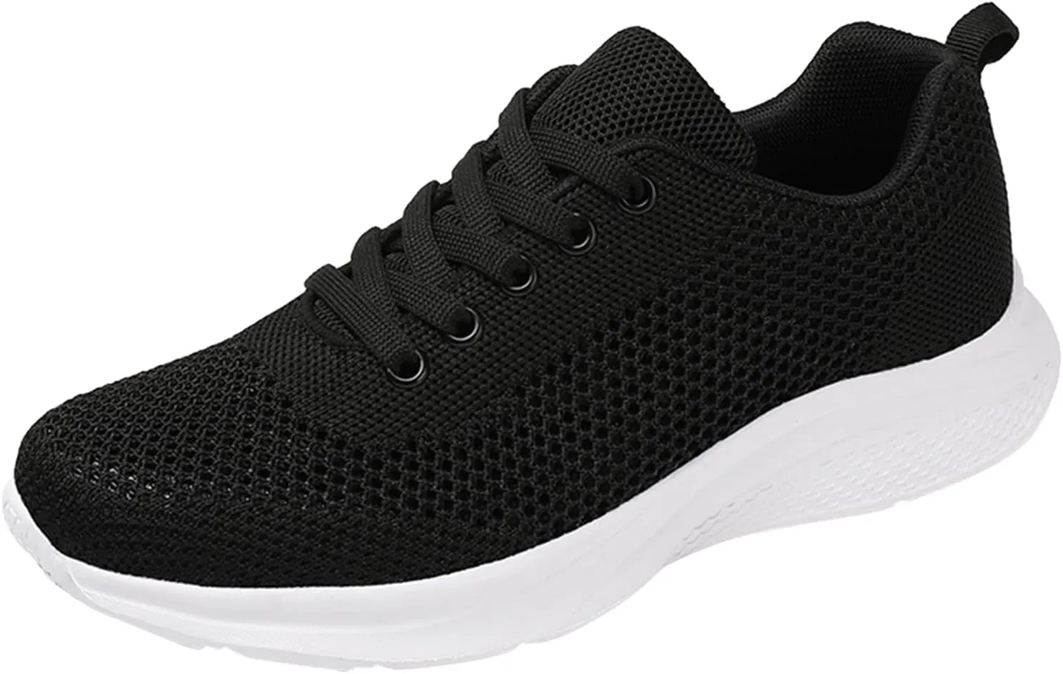 Womens Walking Shoes Lace Up Lightweight Memory Foam Cheer Slip On Shoes Women Workout Casual Work Shoes Women's Fashion Sneakers Steel Toe Tennis Shoe Cross Trainer Shoe