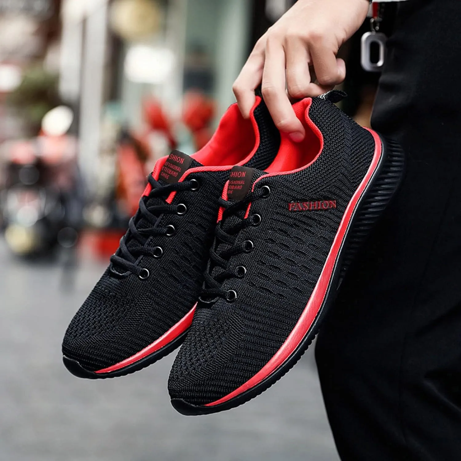 Women's Walking Sock Shoes Elastic Knit Lightweight Walking Shoes Women Mesh Breathable Men Casual Dress Shoes Wedge Sneakers White Tennis Shoe Cross Trainer Shoe