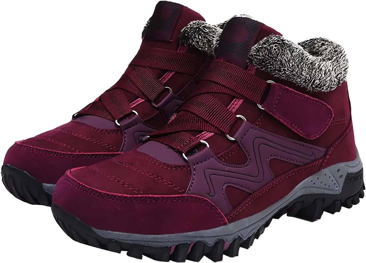 Work Boots for Men Waterproof Hiking Sneakers Ankle Booties Women's Safety Shoes Waterproof Winter Backpacking Snow Botas Warm Water Hike Grounded Footwear
