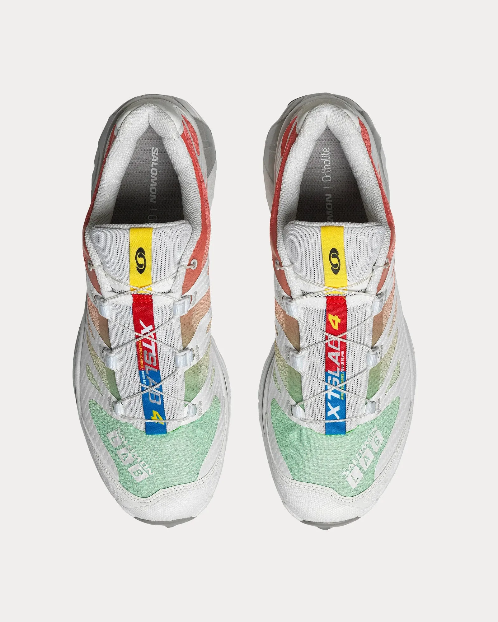 XT-4 OG White / Green Ash / Coral Low Top Sneakers