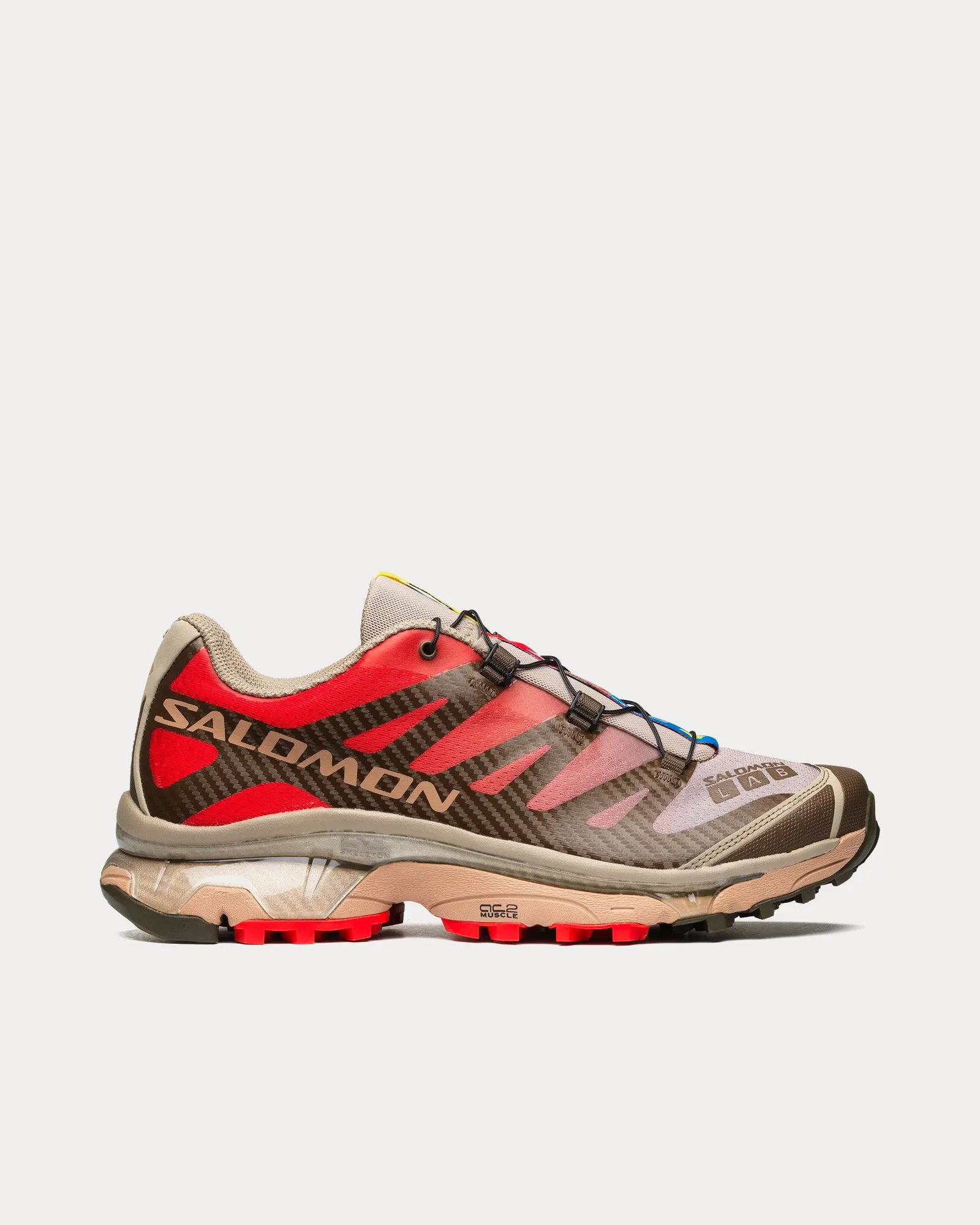 XT-4 OG Wren / Vintage Khaki / Aurora Red Low Top Sneakers