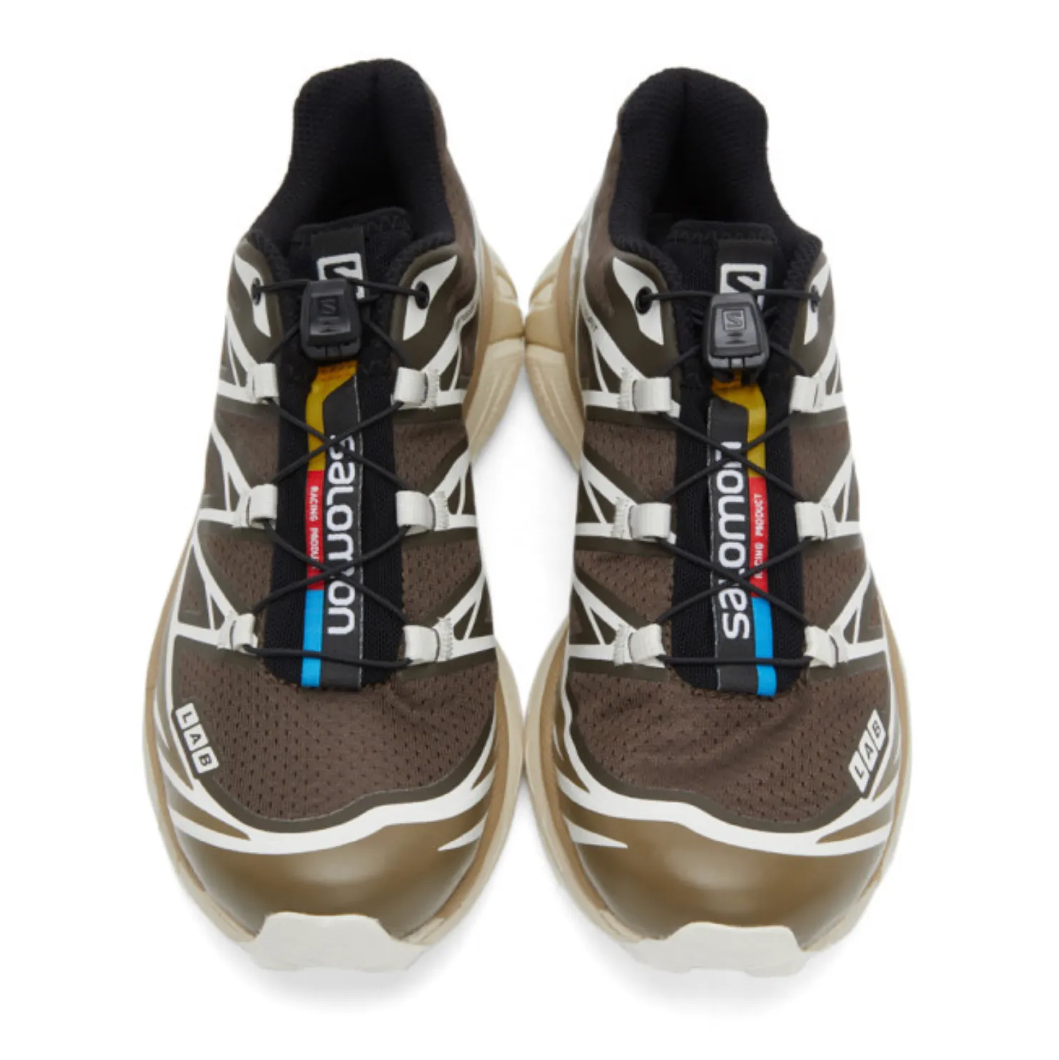 XT-6 ADVANCED LOW TOP SNEAKERS - WREN/ KANGAROO/ VANILLA ICE