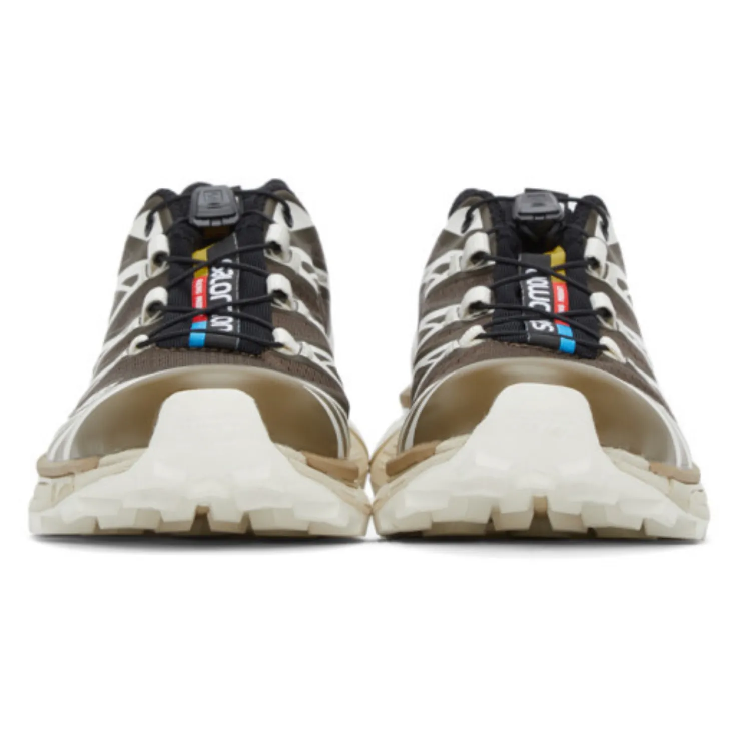 XT-6 ADVANCED LOW TOP SNEAKERS - WREN/ KANGAROO/ VANILLA ICE